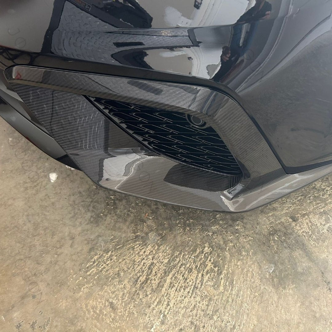 Jogon Carbon Fiber Front Fog Lamp Bumper Vent Overlays | 24+ Integra Type S DE5 - Unity Performance