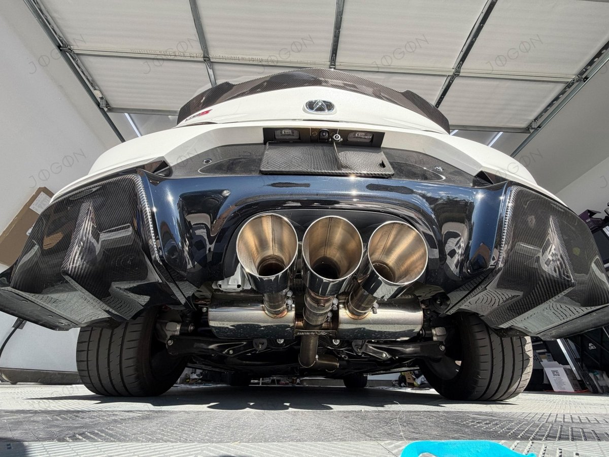 Jogon Carbon Fiber Rear Diffuser Fin Extension Kit | 24+ Integra Type S DE5 - Unity Performance