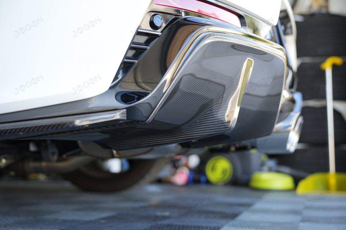 Jogon Carbon Fiber Rear Diffuser Fin Extension Kit | 24+ Integra Type S DE5 - Unity Performance