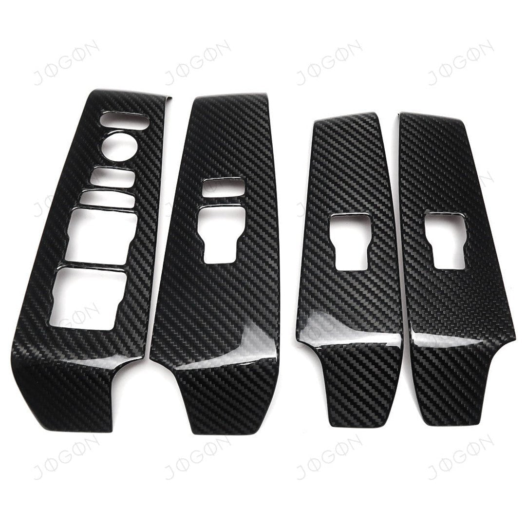 Jogon Carbon Fiber Window Button Panel Trim | 22+ Civic, 23+ Integra - Unity Performance