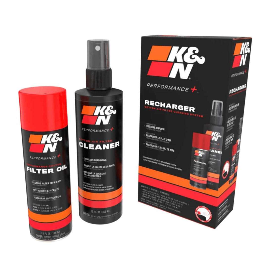K&N Oiled Air Filter Cleaner & Recharge Kit | 16-22+ Civic 1.5T & Si ...
