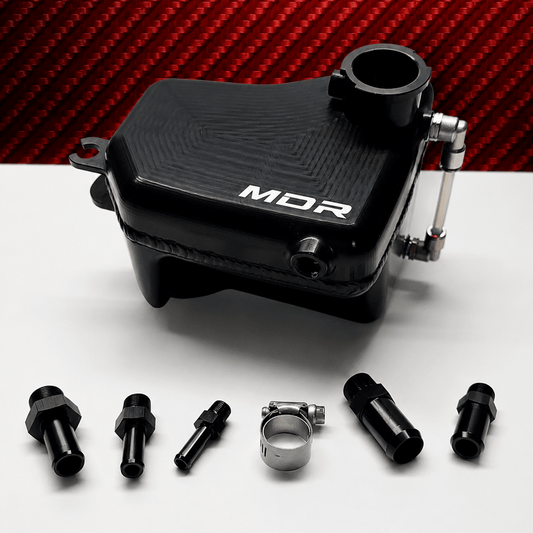 MDR Industries Billet Expansion Tank | 17-23+ Type R FK8 & FL5, 23+ Integra Type S DE5, 17-20 Civic Si - Unity Performance