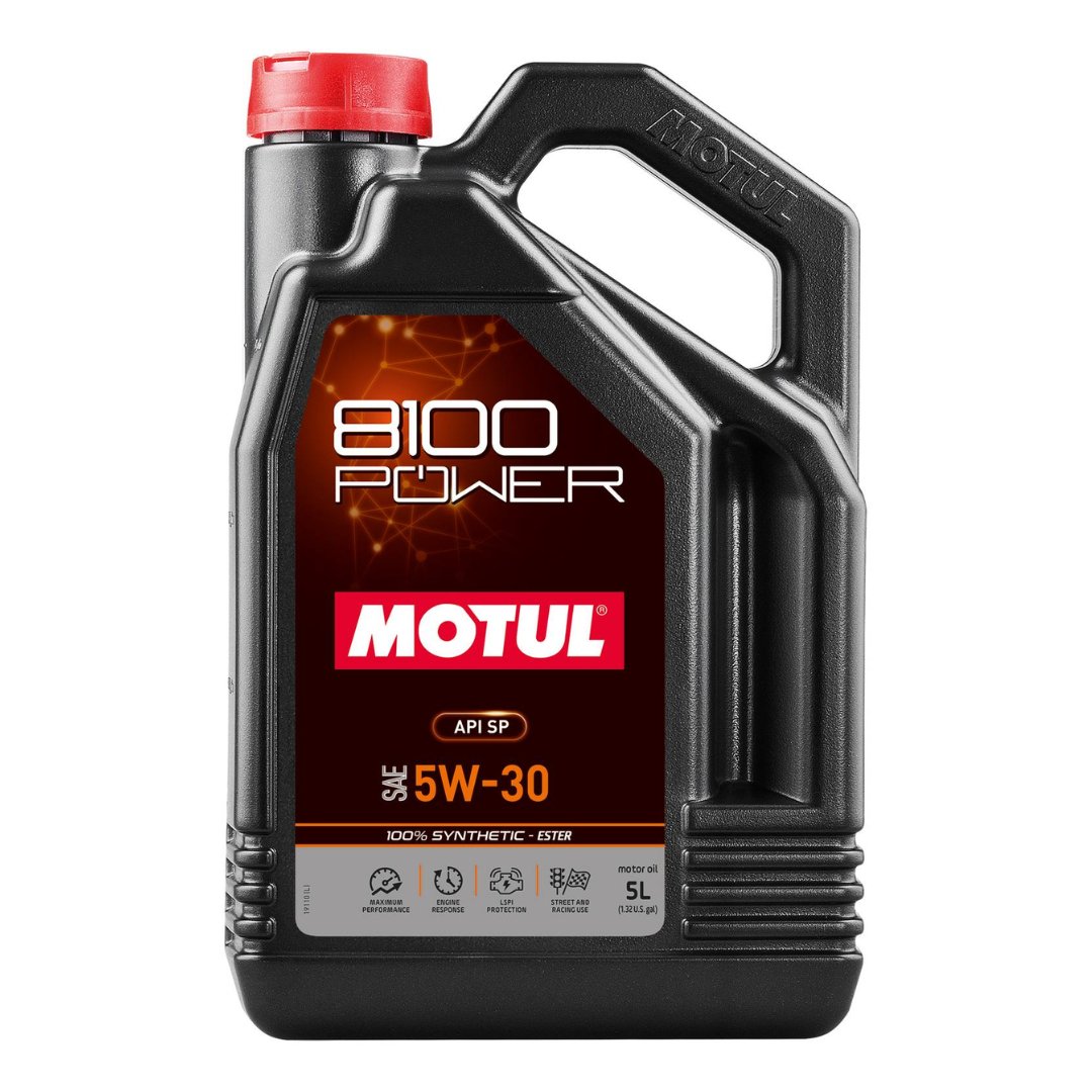 Motul 8100 - Power 5W30 Engine Oil | 16 - 22+ Civic, 23+ Integra - Unity Performance