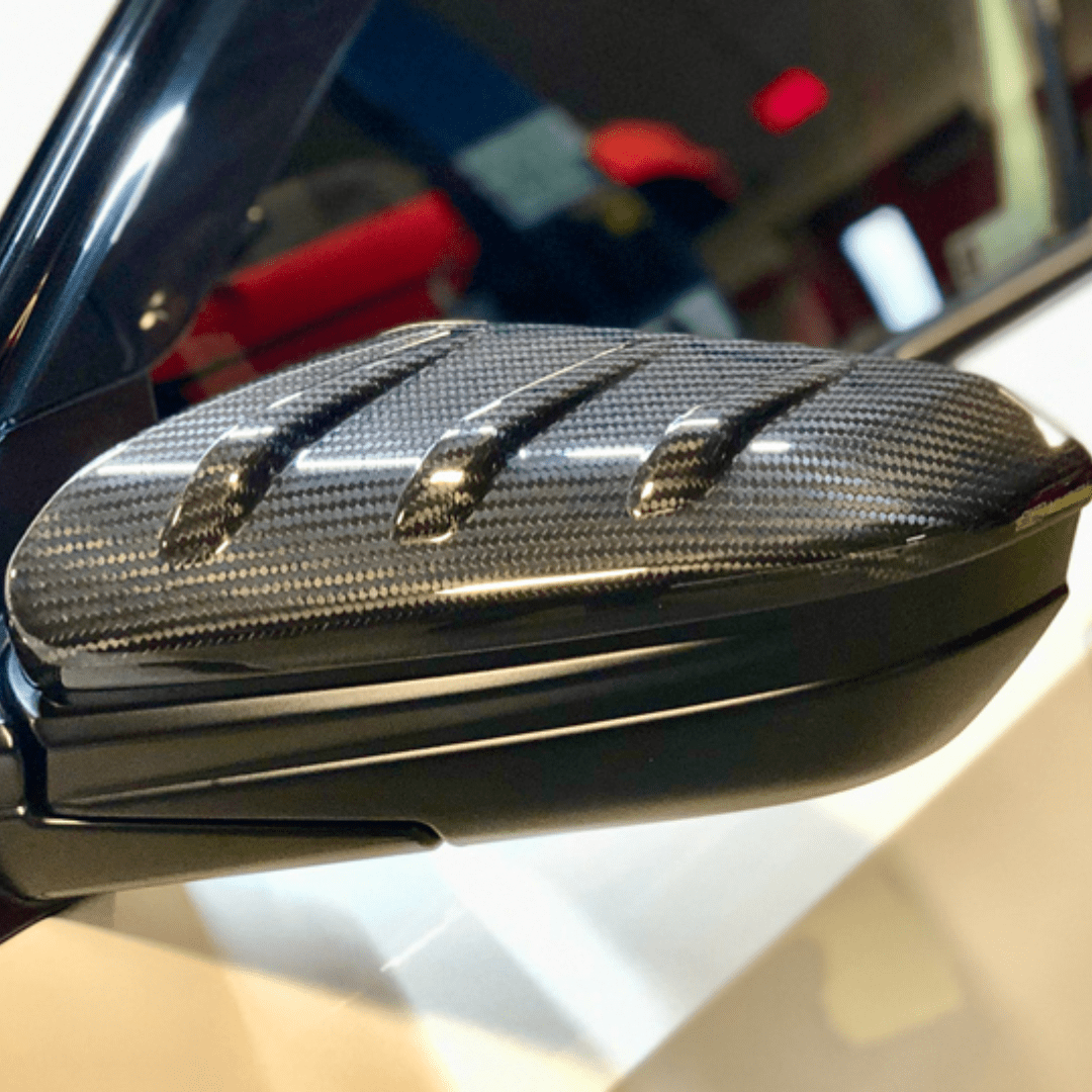 Mugen Carbon Fiber Mirror Covers | 17 - 21 Civic Type R FK8 - Unity Performance