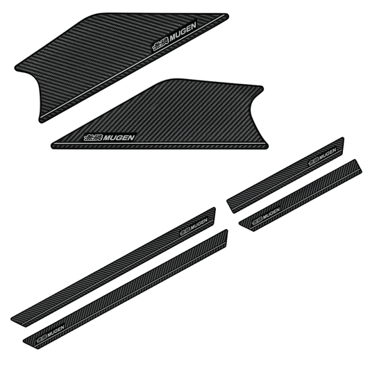 Mugen Inner Door Protectors & Scuff Plate Bundle | 22+ Civic, 23+ Integra - Unity Performance