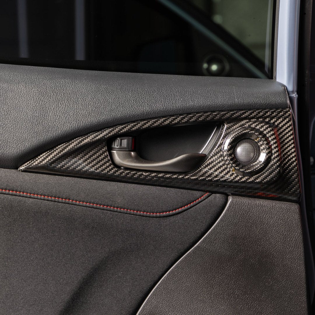 OLM Carbon Door Trim Covers | 16 - 21 Civic - Unity Performance