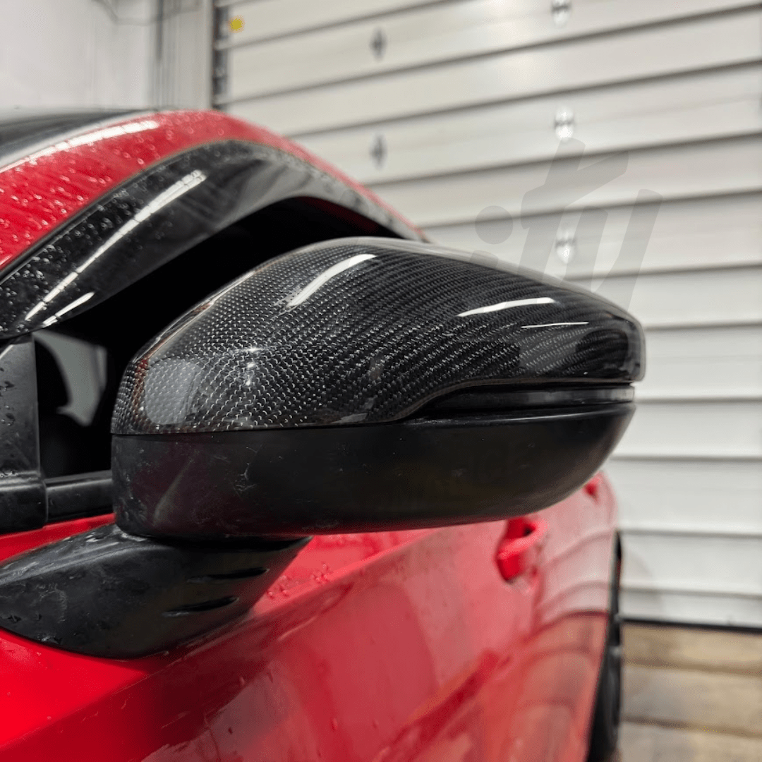 OLM Carbon Fiber Mirror Covers | 22+ Civic, 23+ Integra - Unity Performance