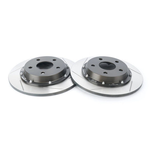 Paragon 2 - piece Slotted 305mm Rear Rotors | 17 - 23+ Type R FK8 & FL5, 23+ Integra Type S DE5 - Unity Performance