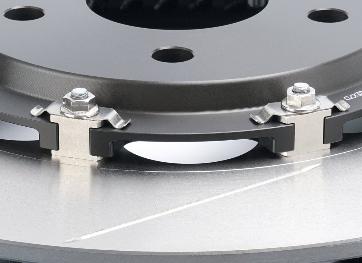 Paragon 2 - piece Slotted Front Rotors | 17 - 23+ Type R FK8 & FL5, 23+ Integra Type S DE5 - Unity Performance