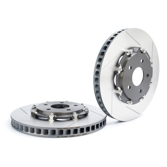 Paragon 2 - piece Slotted Front Rotors | 17 - 23+ Type R FK8 & FL5, 23+ Integra Type S DE5 - Unity Performance