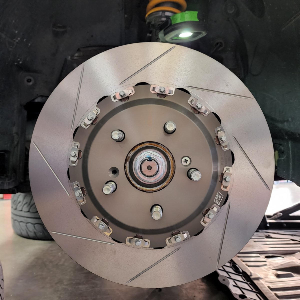 Paragon 355mm 6 - piston Big Brake Kit (BBK) | 16 - 22+ Civic (non - Type R) - Unity Performance