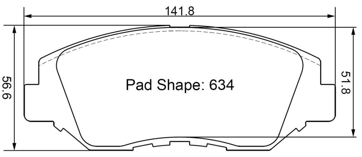 Paragon Front Brake Pads | 16 - 21 Civic Base - Unity Performance