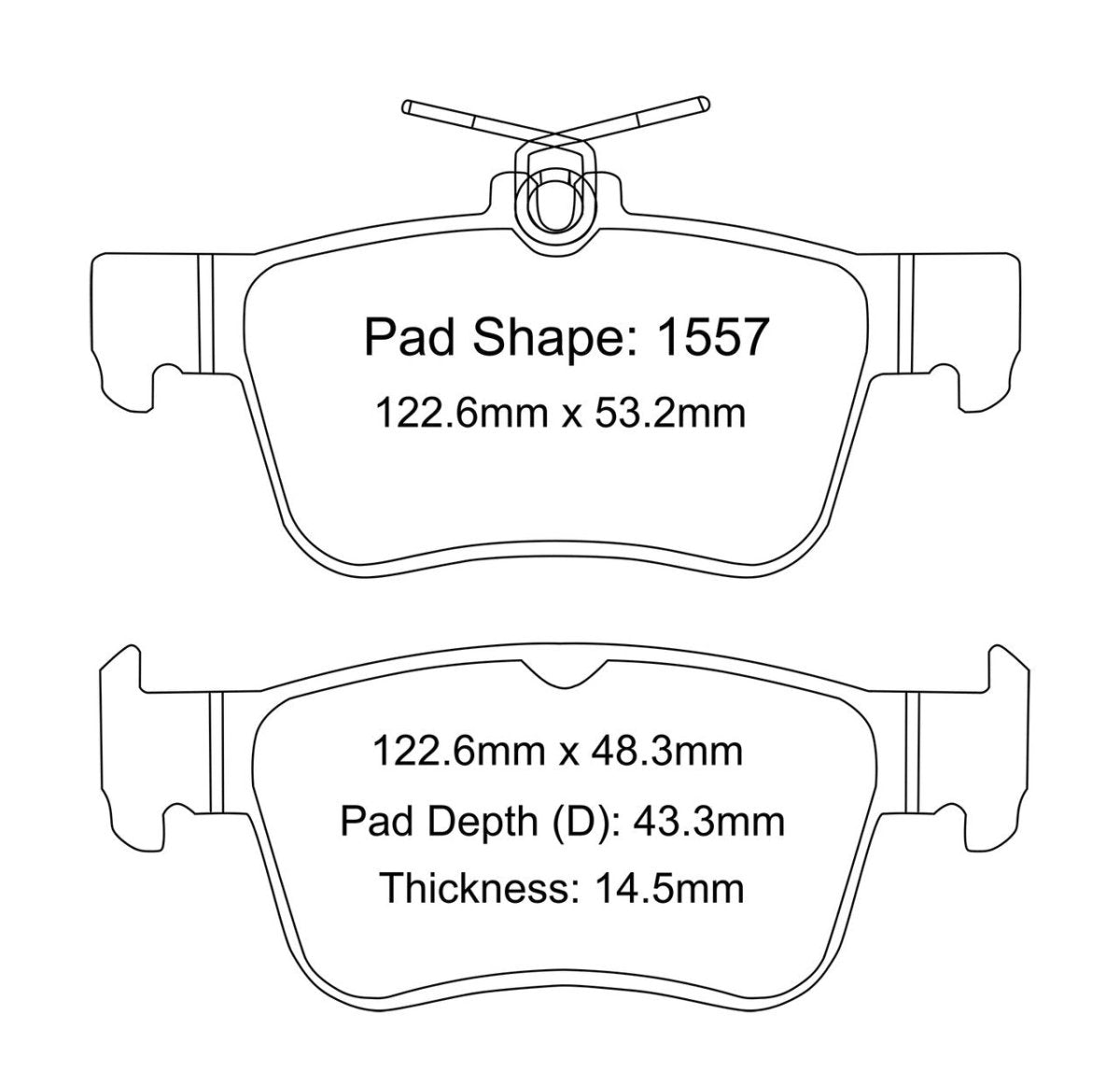 Paragon Rear Brake Pads | 16 - 21 Civic, 17 - 23+ Type R FK8 & FL5, 23+ Integra Type S DE5 - Unity Performance