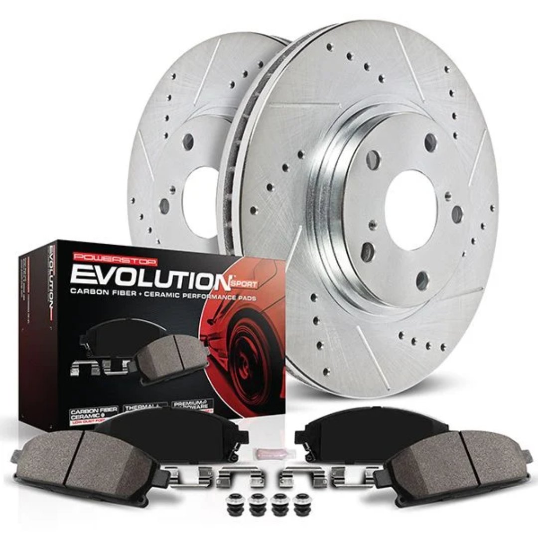 PowerStop Z23 "Evolution Sport" Front Brake Kit | 22+ Civic Si, 23+ Integra - Unity Performance