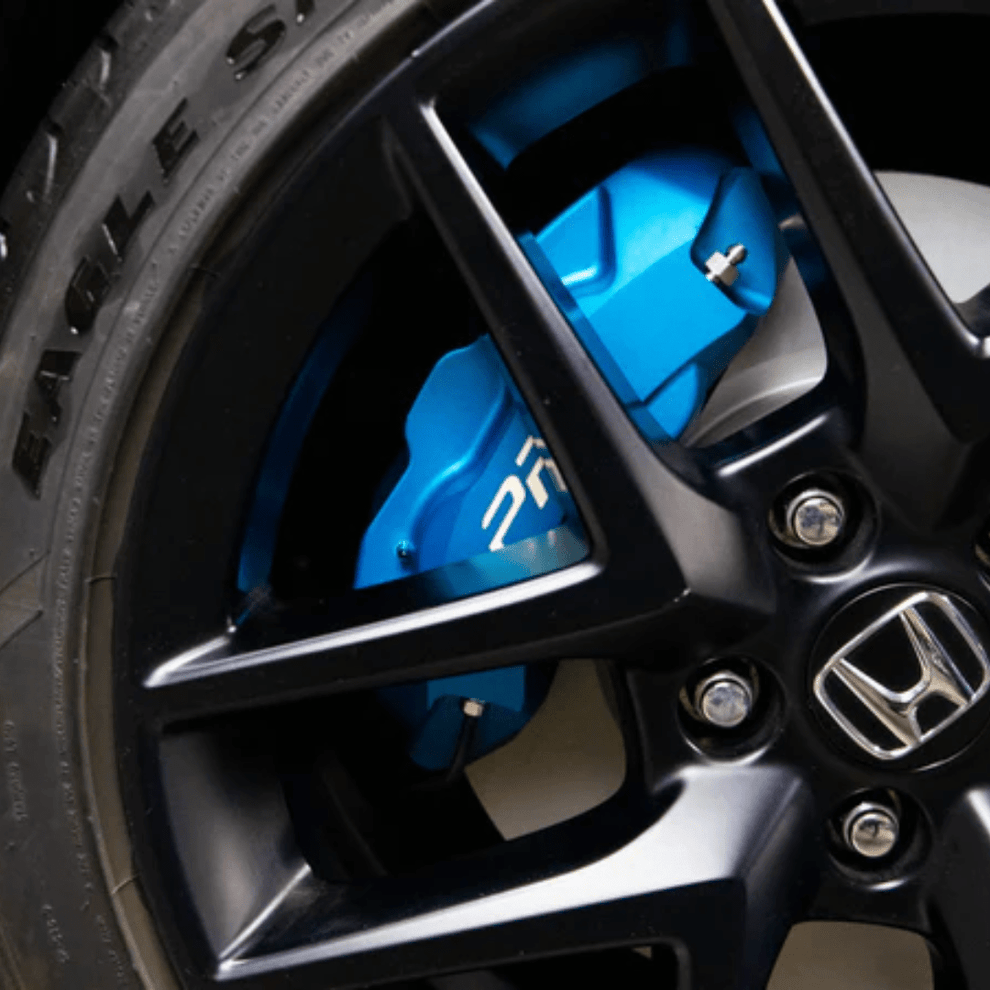 PRL 4-Piston Caliper Kit | 16-22+ Civic, 18-22 Accord, 23+ Integra A-S ...