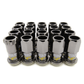 Project Kics R40 Black Lug Nuts (16 standard + 4 locking) | 16 - 22+ Civic, 23+ Integra - Unity Performance