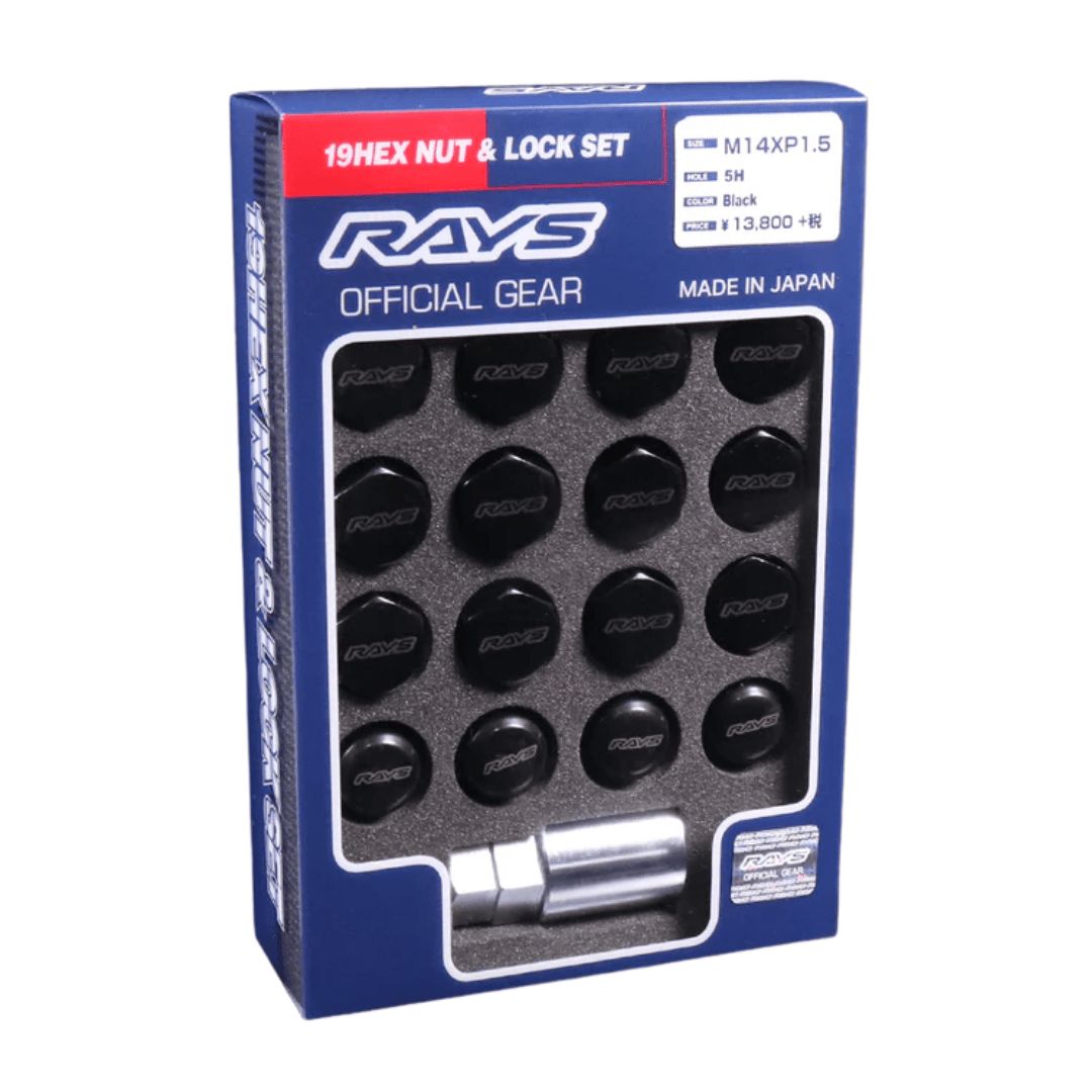 RAYS 19 Hex Lock & Lug Nut | 17 - 23+ Type R FK8 & FL5, 23+ Integra Type S DE5 - Unity Performance