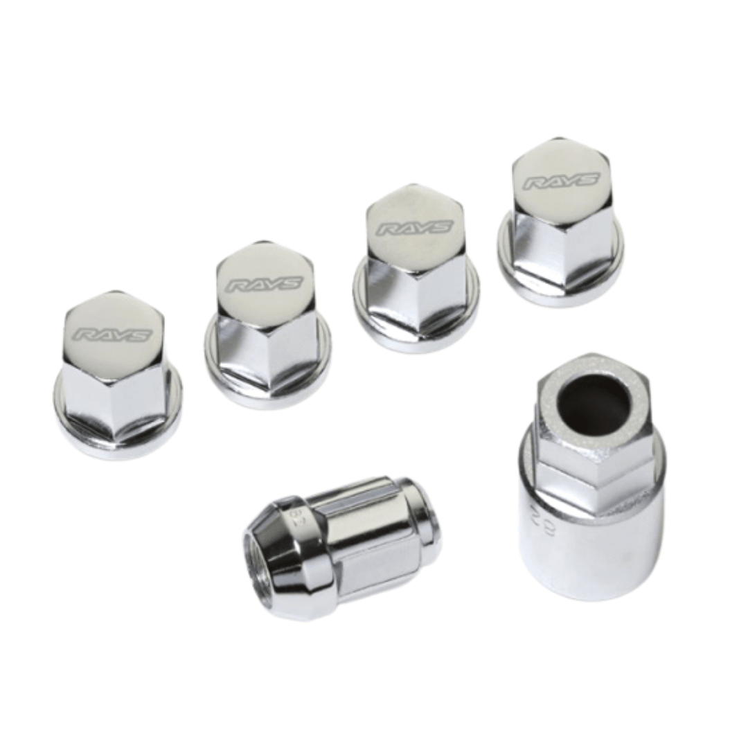 Type R Log Connector RAYS 19 Hex Lock & Lug Nut | 17-23+ Type R FK8 & FL5, 23+ Integra Type ...