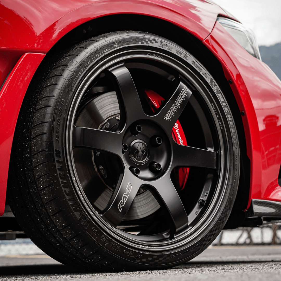 RAYS Volk Racing TE37 SAGA S Plus Set (Black Shadow LTD) | 17 - 23+ Type R FK8 & FL5, 23+ Integra Type S DE5 - Unity Performance