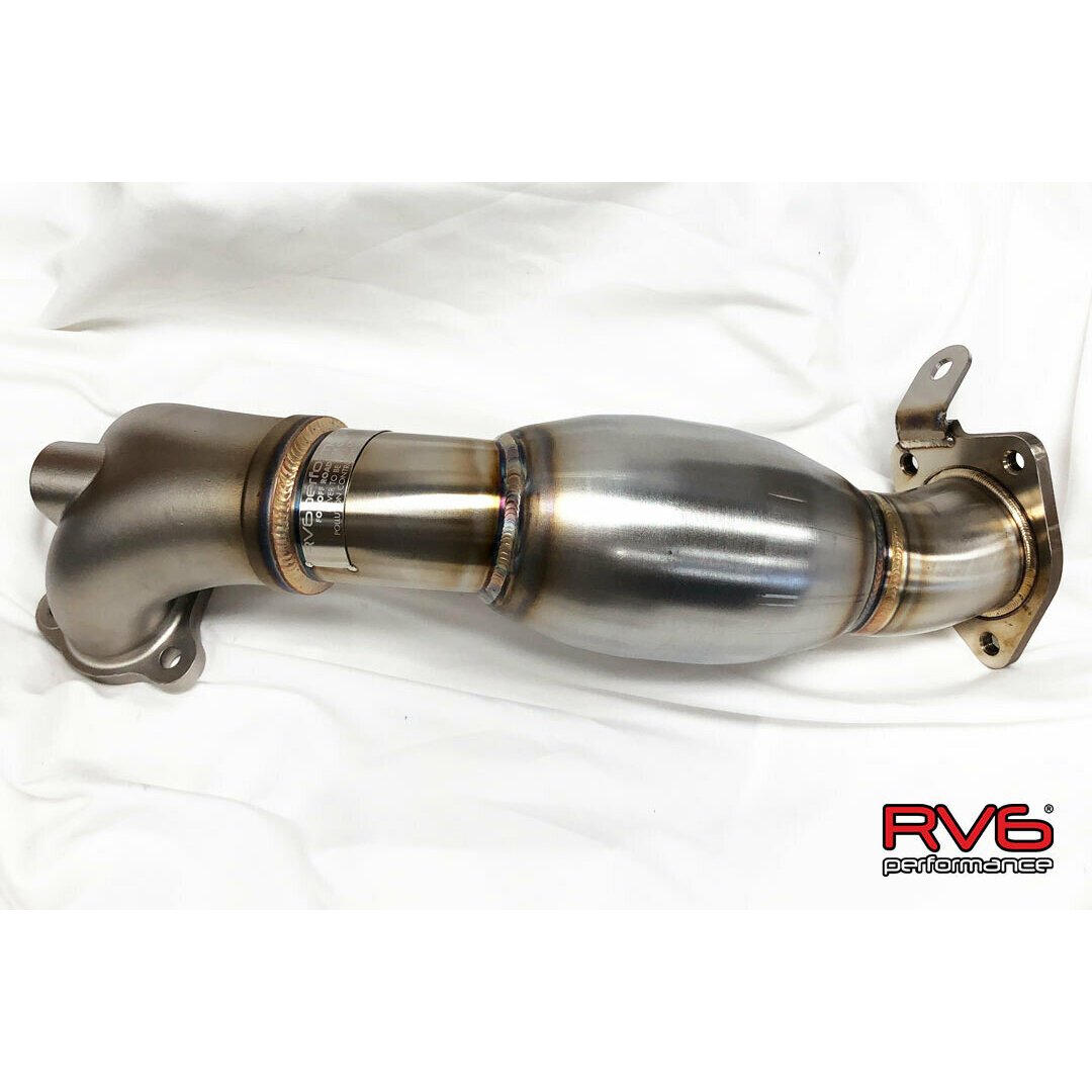 RV6 Catted Downpipe | 16 - 21 Civic 2.0L - Unity Performance