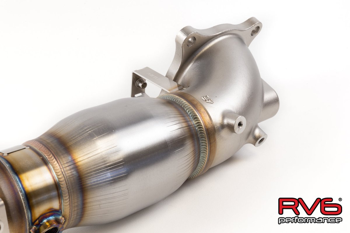 RV6 Catted Downpipe | 17 - 23+ Type R FK8 & FL5, 23+ Integra Type S DE5 - Unity Performance