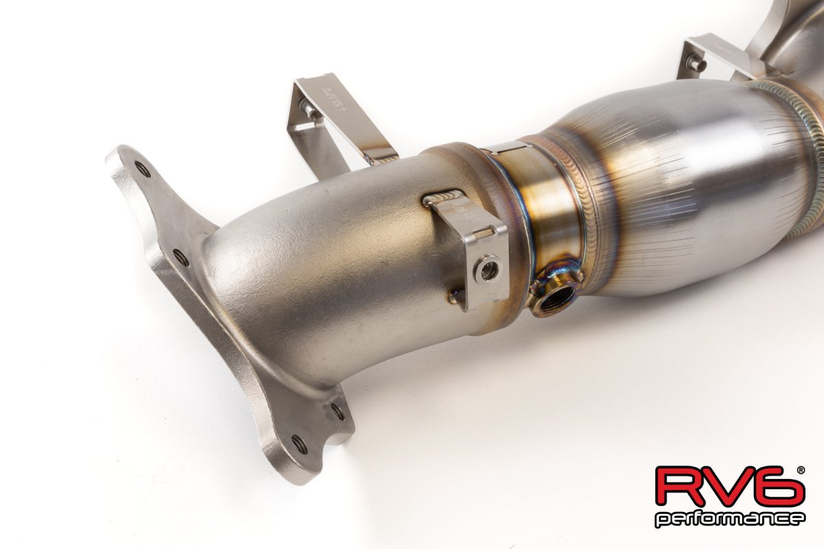 RV6 Catted Downpipe | 17 - 23+ Type R FK8 & FL5, 23+ Integra Type S DE5 - Unity Performance