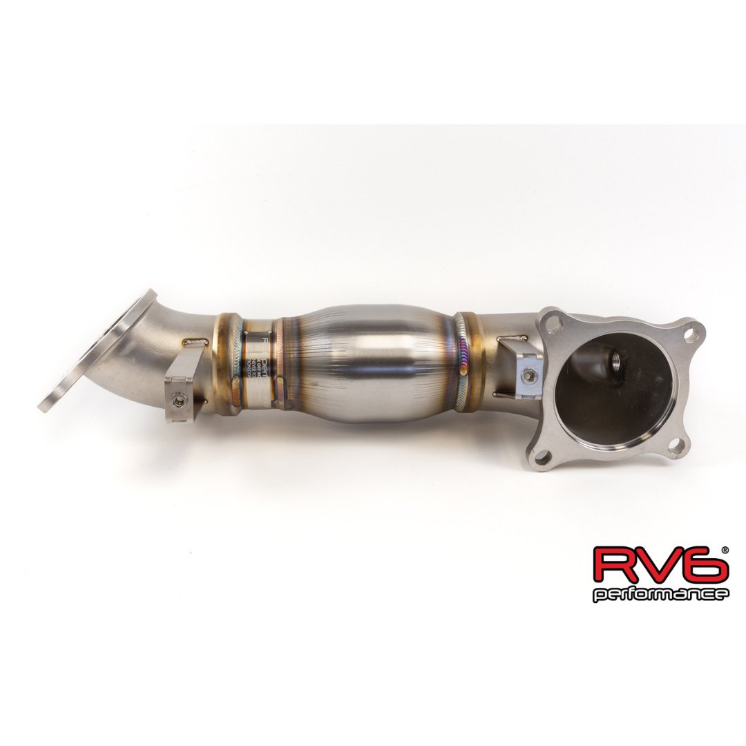 RV6 Catted Downpipe | 17 - 23+ Type R FK8 & FL5, 23+ Integra Type S DE5 - Unity Performance