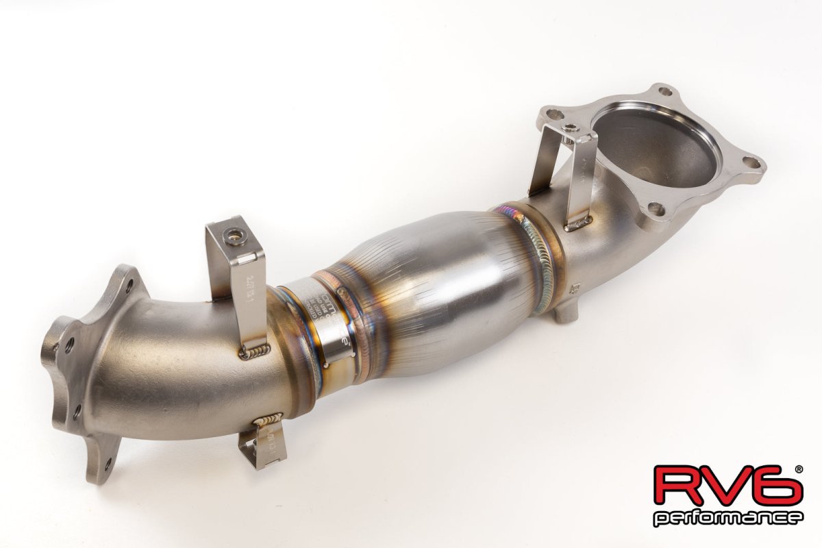 RV6 Catted Downpipe | 17 - 23+ Type R FK8 & FL5, 23+ Integra Type S DE5 - Unity Performance