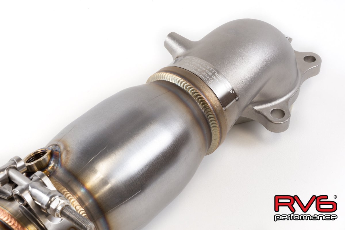 RV6 Catted Downpipe & Front Pipe Combo | 16 - 21 Civic 1.5T, Si - Unity Performance