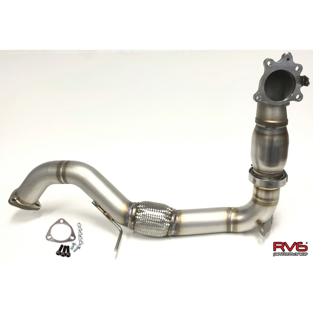 RV6 Catted Downpipe & Front Pipe Combo | 16 - 21 Civic 1.5T, Si - Unity Performance