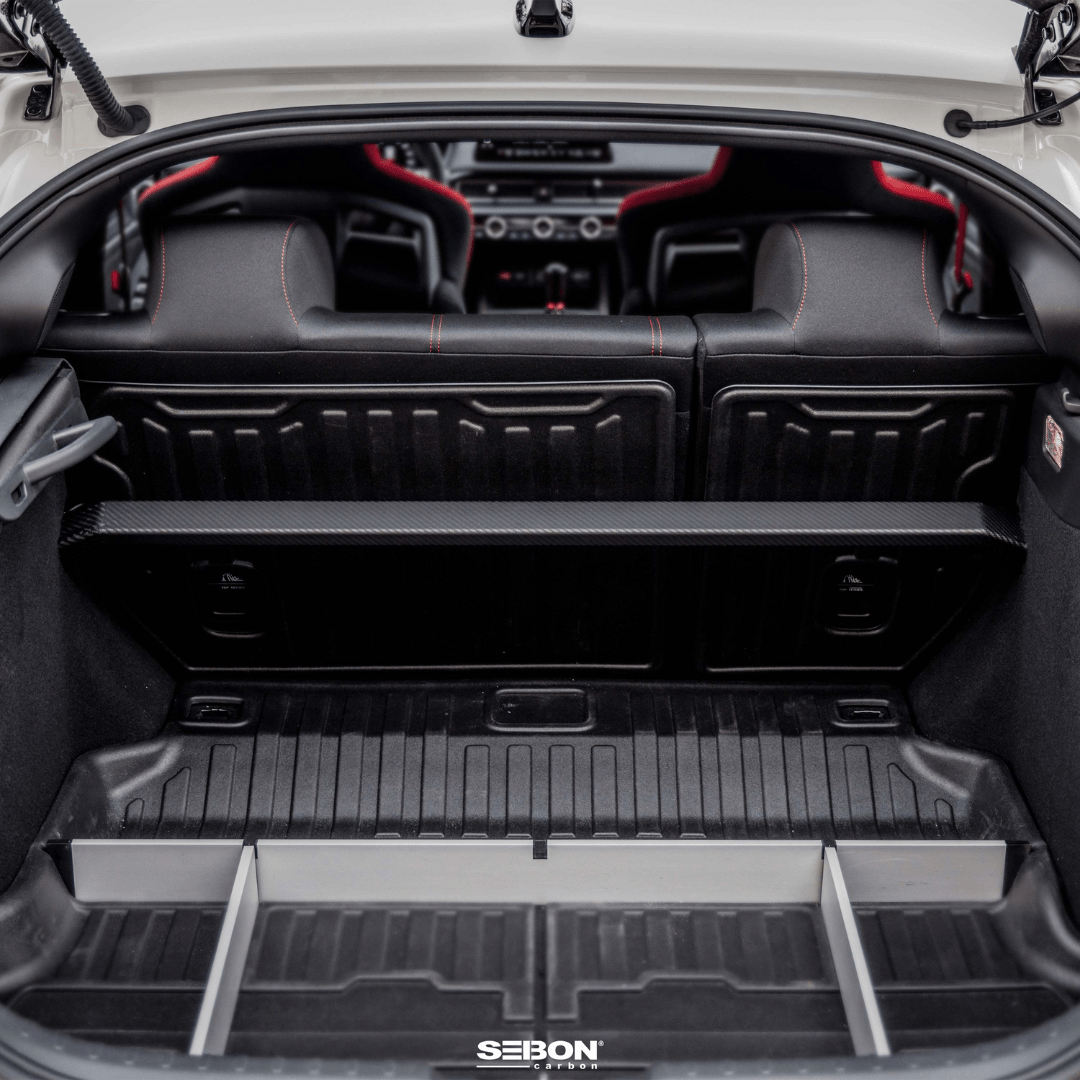 Seibon Carbon Fiber Rear Strut Brace | 17 - 23+ Civic Type R FK8 & FL5, 23+ Integra Type S DE5 - Unity Performance