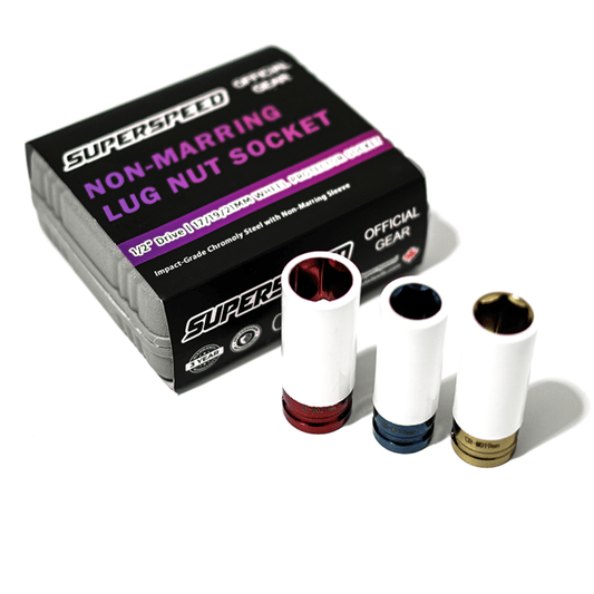 Superspeed 3 - Piece Non - Marring Lug Nut Socket Set | 16 - 22+ Civic, 23+ Integra - Unity Performance