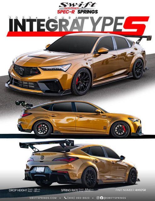 Swift Spec - R Sport Springs | 23+ Integra Type S (Pre - Order) - Unity Performance