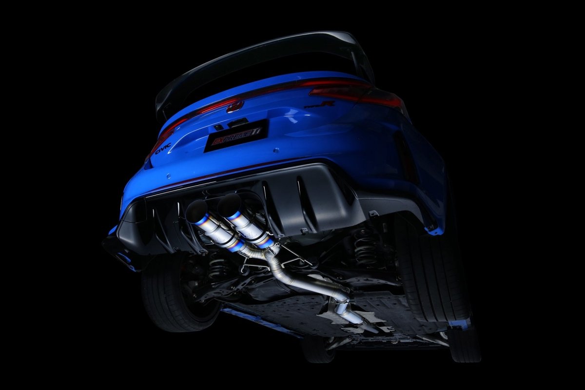Tomei Expreme Ti Full Titanium Exhaust Type-D (Dual Muffler) | 23+ Type R FL5 - Unity Performance