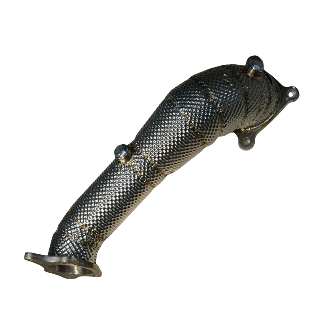 TOTLYLGL Hardlag Catless Downpipe | 17 - 23+ Civic Type R FK8 & FL5, 23+ Integra Type S DE5 - Unity Performance