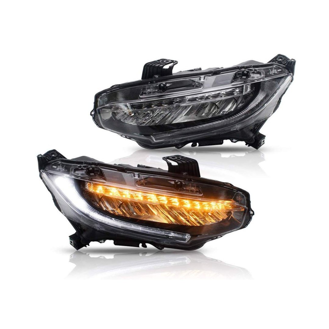 Touring - style Sequential LED Headlights | 16 - 21 Civic - Unity Performance