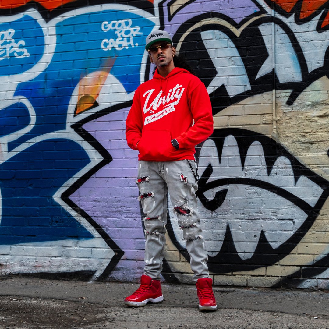 Unity Performance "UNITY CAMO" Red Hoodie - Unity Performance