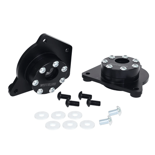 Whiteline Offset Front Strut Mounts | 16 - 22+ Civic, 23+ Integra - Unity Performance