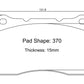 Paragon Front Brake Pads | 17-23+ Civic Type R