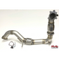 RV6 Catted Downpipe & Front Pipe Combo | 16-21 Civic 1.5T, Si