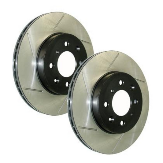 StopTech Front Slotted Rotors | 17-20 Civic Si