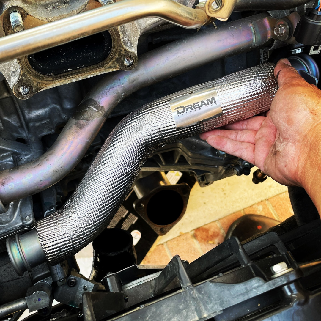 Dream Automotive Hard Lagged OEM Water Pipe | 17-21 Civic Type R FK8