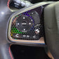 Jets Vinyl Steering Wheel Button Inlays | 16-21 Civic
